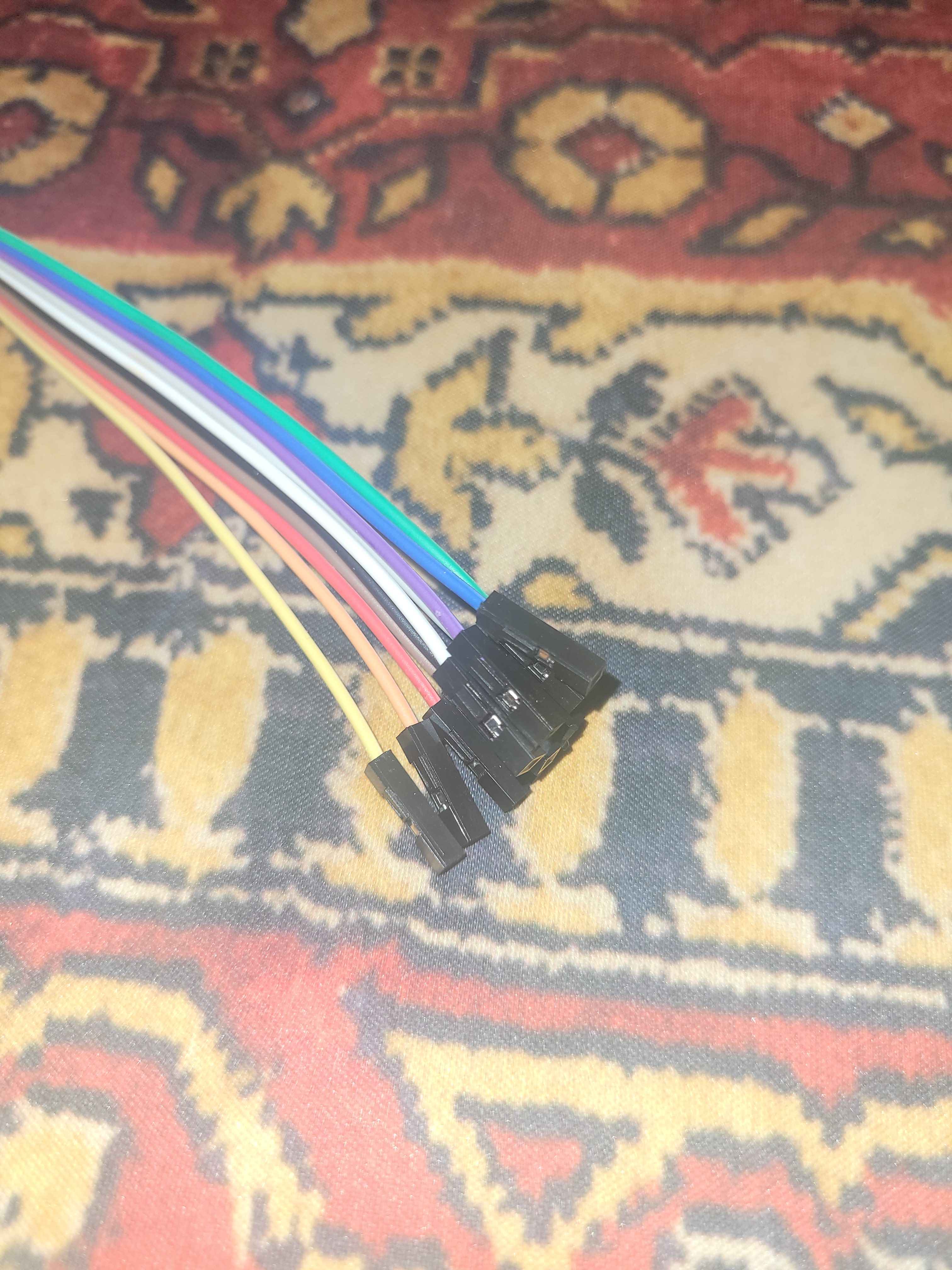 Przewody połączeniowe 20cm 10szt żeńsko-żeńskie