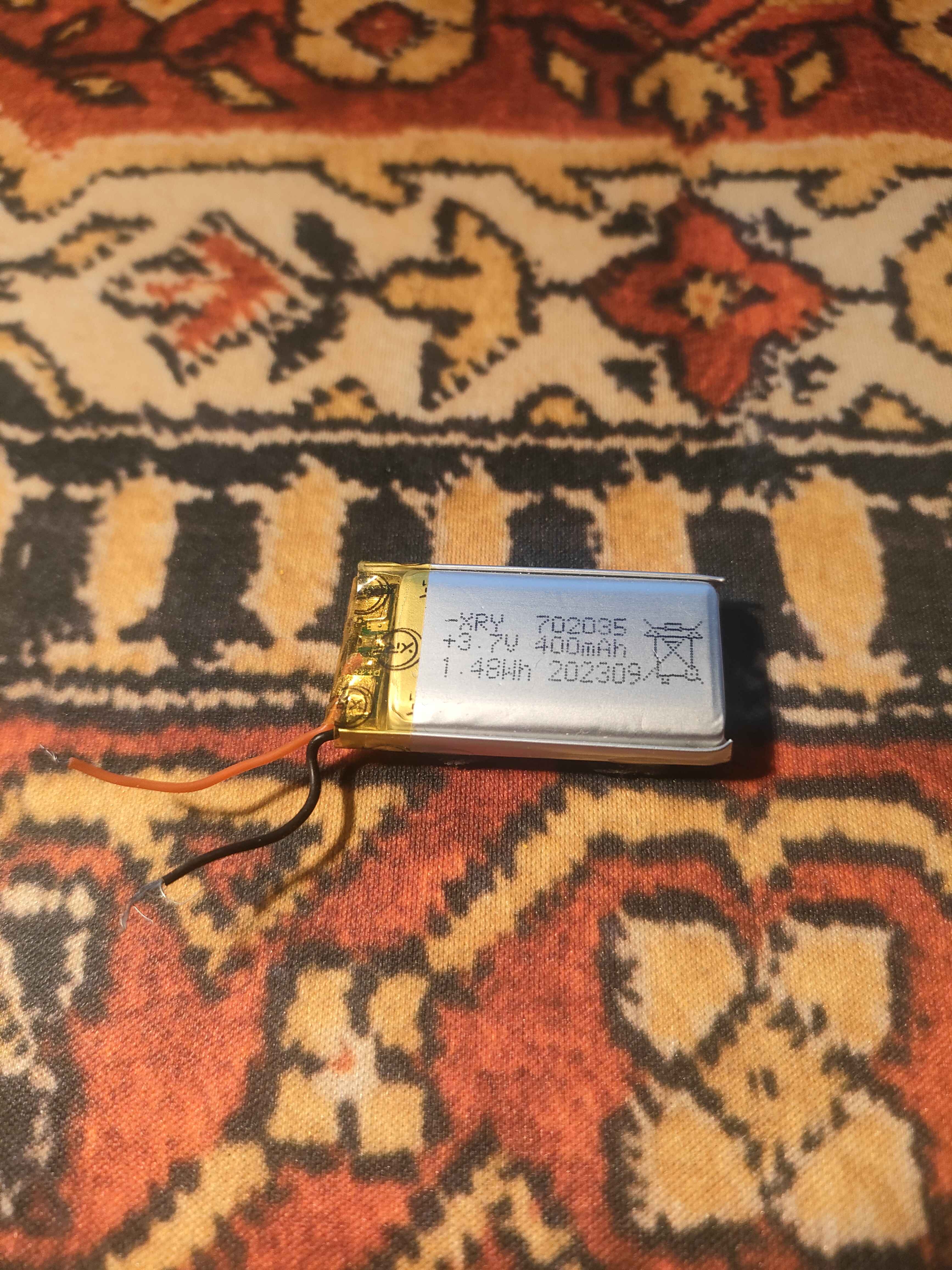 Bateria litowo jonowa 3.7V 400mAh